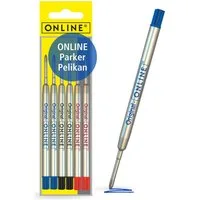 Online Pen Kugelschreiber Kugelschreiberminen, G2-Format, für Standard-Kugelschreiber, hergestellt in der Schweiz