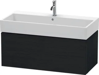 Duravit L-Cube Waschtischunterbau wandhängend Eiche Schwarz Matt 984x459x394 mm - LC617801616 LC617801616