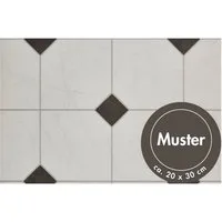 misento Vinylboden Strong in Fliesenoptik, für Feuchtraum- und Privatbereiche, PVC Bodenbelag Meterware 200/300/400 cm Breite, 3,8 mm Stärke