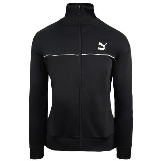 Puma Zip Up Track Jacke Langarm schwarzer Damen Track Top 595943 01