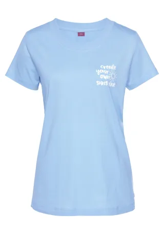 s.Oliver LM T-Shirt blue - Gr. - 42