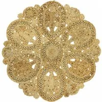 carpetfine Sisalteppich Juteteppich Liam, rund, Höhe: 13 mm, natürliches Pflanzenmaterial von Hand gewebt, Boho Style