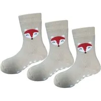 Yalion Langsocken Kinder Baby socken (3 Paar) Anti Rutsch Socken für Jungen Mädchen (Set, 3-Paar, 3 Paar) Rutschfeste Sternen-Noppen