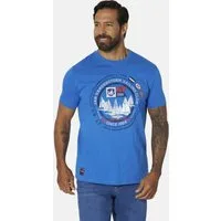 Jan Vanderstorm T-Shirt TERNO mit Segel- und Kompassprint