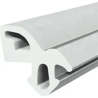 DQ-PP Türdichtband DQ-PP Fensterdichtung, Grau, 5 Meter, PVC Fenster, Gummidichtug, ALUPLAST: S-1559, S-1560