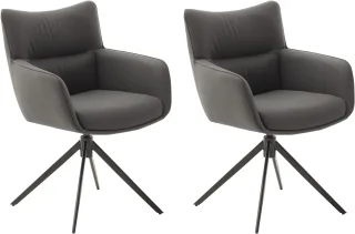 MCA furniture 4-Fußstuhl "LIMONE" (Set) 2 Stk.(Set, 2 Stck), 360 drehbar, Belastbarkeit 120 kg, Sitzhöhe ca. 49 cm