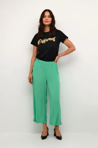 Casual Hose Loose fit Gumdrop Green