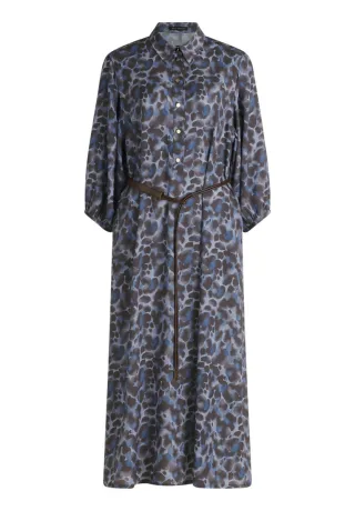 Betty Barclay - Maxikleid im Hemdblusenstil blau - Gr. - 38