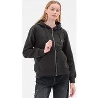 Smith & Solo Kapuzenpullover Damen - Sweatshirt mit Reißverschluss Zipper Hoodie Kapuzensweatjacke
