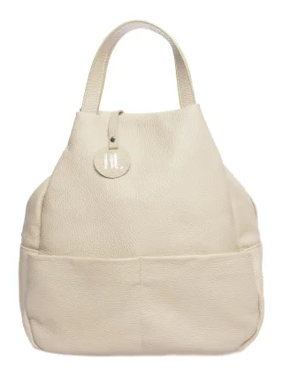 Anna Luchini Beige Rindsledertasche