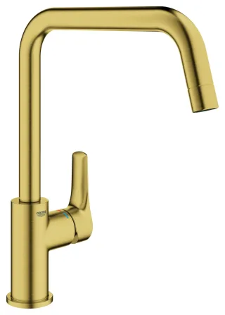 GROHE Einhand-Spültisch-Batterie Eurosmart 30567, hoher Auslauf cool sunrise gebürstet, 30567GN0 30567GN0