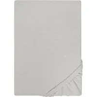 Castell - Markenbettwäsche Spannbettlaken Jersey in Gr. 90x200, 140x200 oder 180x200 cm, Jersey, Gummizug: rundum, (1 Stück), aus Baumwolle, für Matratzen bis 22 cm Höhe, Bettlaken, Spannbetttuch