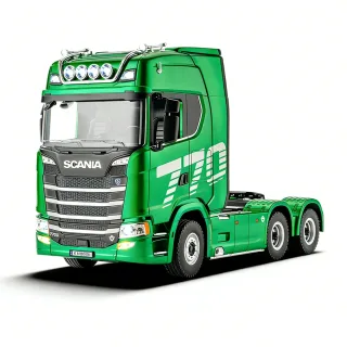 Huina Toys 1501 PRO 1502 1/18 2.4G 19CH Scania 770S Official Licensed Tractor Semi-Truck Trailer RC Car Cool LED Light F