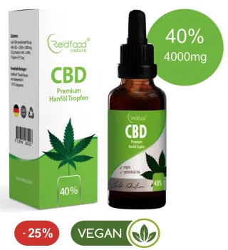 CBD ÖL 40% Vollspektrum Hanf Öl 10ml