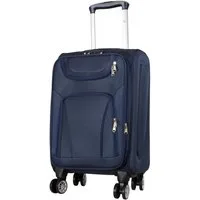 Trendyshop365 Weichgepäck-Trolley Maribor, 4 Größen, 4 Farben, 4 Rollen, Weichgepäck, Zwillingsrollen, Zahlenschloss, 2 Außentaschen, Dehnfalte