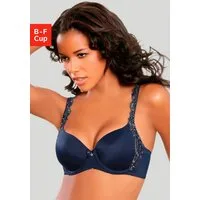 LASCANA Schalen-BH Wanda mit Bügel und mit seitlicher Stickerei Spitze, Dessous