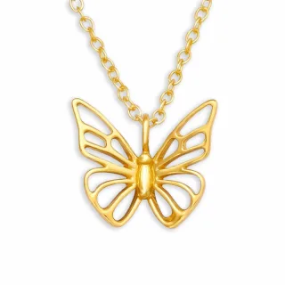 Schmetterling Halskette aus 925 Silber