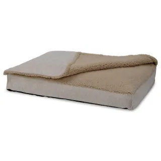 100 x 70 x 10 cm Gelflocken Hundematte Größe L mit abnehmbarer Decke