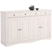 OTTO home Sideboard Teresa (Maße (B/T/H): 152/37/90 cm), Kommode, 4-türig, Breite 152 cm, aus massiver Kiefer, FSC®