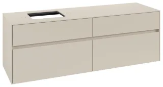 Villeroy & Boch Waschtischunterschrank Collaro C135B0 1600x548x500mm m. Bel. 4 Ausz. Waschtisch li C C135B0VN