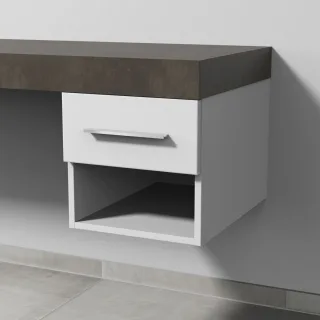 Sanipa Anbau-/Solitärschrank 2morrow (G2350) 340x350x520 Weiß-Matt, G235001 G235001