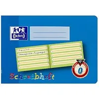 OXFORD Schulheft OXFORD Schule Schreiblernheft A5 quer, 16 Blatt, Lineatur 0 mit