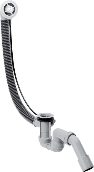 Hansgrohe Wannenab-u.Überlaufgarnitur Flexaplus Grundset m.flex.Überlaufschlauch, 58140180 58140180