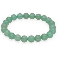 Lebensquelle Plus Armband Aventurin, grün Kugelarmband, 8 mm