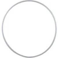 Hoopomania Hula-Hoop-Reifen Hula Hoop Rohling, steckbar (Snap Button), Ø 100cm, Weiss
