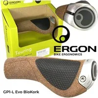 Ergon Fahrradlenker Ergon GP1-L BioKork City Tour Ebike Ergo komfort Fahrrad Griffe