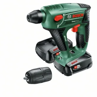 Bosch Akku-Bohrhammer Uneo Maxx, 2 Akku PBA 18V 2.0Ah W-B, Ladg. AL 18V-20 u. Koffer - 060395230M