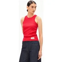 Armedangels Shirttop KANITAA Ripp-Top aus Bio-Baumwoll Mix (Fitted) Rundhalsausschnitt