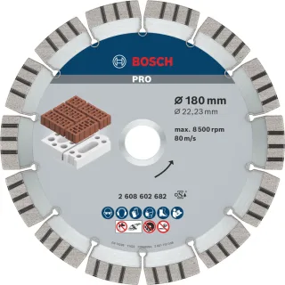 Bosch PRO Diamanttrennscheibe Best for Abrasive, 150/180/230 - 2608602682