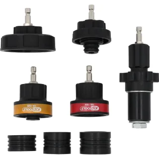 KS TOOLS Kühlsystem-Adapter-Satz, 8-tlg, für asiatische Fahrzeuge - 150.2330