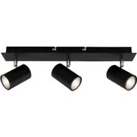 Briloner Leuchten LED Deckenspots 2857035 Run, ohne Leuchtmittel, Warmweiß, Deckenlampe, 45x8x12,3cm, max.40W, GU10, Wohnzimmer, Flur, Büro