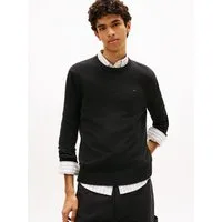 Tommy Jeans Strickpullover TJM SLIM FIT LIGHT SWEATER Slim fit mit Rundhalsausschnitt