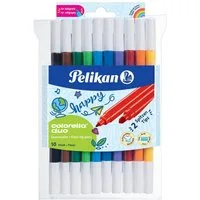 HAMELIN PAPERBRANDS Filzstift Pelikan Fasermaler colorella Duo dick&dünn 10 Stück