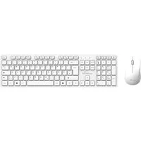 Mediarange Set Funk Maus und Tastatur 3 Tasten kabellos weiß MROS278 Tastatur- und Maus-Set