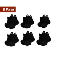 Cocain underwear Sneakersocken Lustige Herren Sneaker Fun Socken schwarz Baumwolle funny lustig Socks (8-Paar) atmungsaktiv - variierende lustige Motive