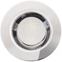 Brilliant Einbauleuchte Cosa 30, LED fest integriert, Tageslichtweiß, LED 10 Stück edelstahl