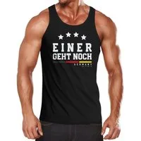 MoonWorks Tanktop Herren Fan-Shirt Tank-Top Achselshirt Muskelshirt Deutschland Einer mit Print