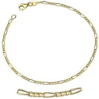 Firetti Goldarmband Schmuck Geschenk Gold 333 Armkette Figarokette, Made in Germany