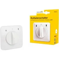 SCHELLENBERG Schalter Rollladenschalter zur Aufputz- und Unterputzmontage, zur Steuerung von mechanischen, elektronischen Markisen, Rohrmotoren