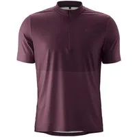 Gonso Radtrikot Adventure Jersey Halfzip M Herren Fahrradtrikot, modernes Half-Zip Trikot mit Rückentasche