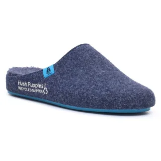 Hush Puppies Die guten Polyester Herren Hausschuhe in Marineblau