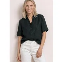 STREET ONE Hemdbluse aus reiner Baumwolle