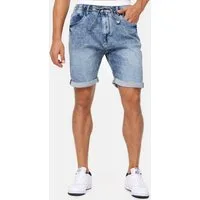 Indicode Sweatshorts Herren Kadin Sweat Shorts Herrenshorts Denim Short Freizeithose für Männer