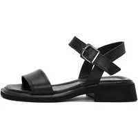 Derimod Sandalen aus Leder Sandale Echtleder, Lederfutter, Schnallenverschluss, Minimalistisches Design