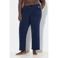 Ulla Popken Homewearhose Loungwear-Hose Fleece Elastikbund recycelt