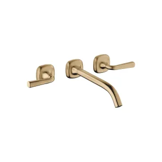 Dornbracht Waschtisch-Wandbatterie ohne Ablaufgarnitur COYA 36717414 Dark Brass gebürstet (PVD),3671 36717414-39